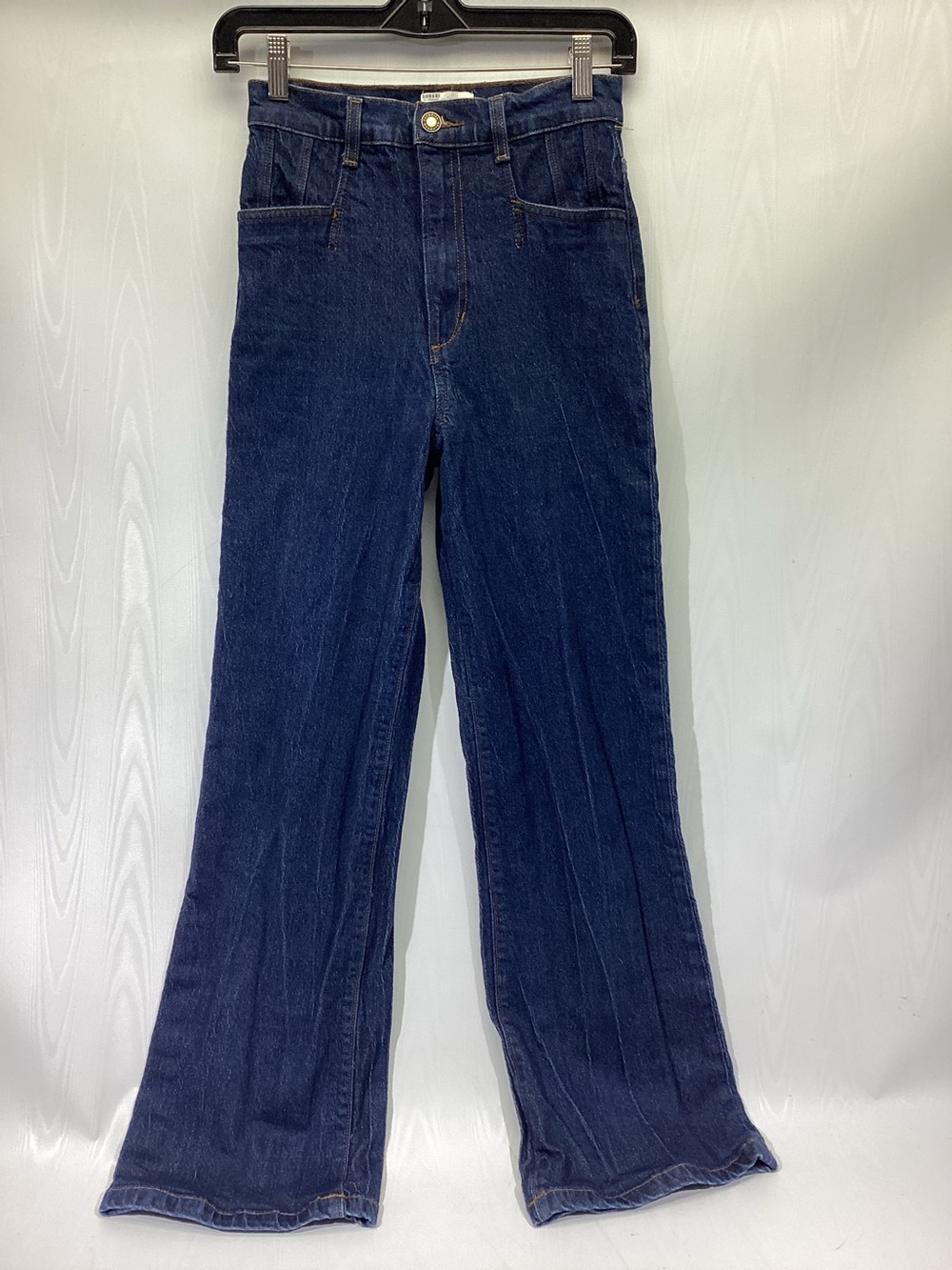 Favorite Daughter THE JORDIE SUPER HIGH RISE WIDE LEG in "Pepper" wash 24 waist
